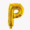 Globo de aluminio de cuerpo delgado de 16 pulgadas, letras pequeñas en inglés A-Z, para venta al por mayor transfronteriza, decoración de cumpleaños, boda, sala de bodas