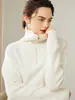 Suéter de cachemira para mujer, 100% cachemira pura, con solapa y cremallera, grueso, suelto, adelgazante, para otoño e invierno, recién llegado, ropa exterior.