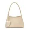 Bolsa de Ombro Feminina com Padrão Trançado Casual de Comércio Exterior Moda Verão 2026 Elegante Versátil Bolsa de Mão de Ombro de Luxo