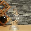 Fornecimento Direto da Fábrica castiçal de vidro de cristal transparente golfinho romântico francês cabeça única vidro para vela decoração de mesa com cera ornamentos