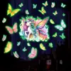 Adesivo de Parede Luminoso Criativo de Unicórnio Xino Yg_B094 para Quarto de Criança, Quarto, Sala de Estar
