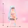 Nuevo Taburete de Niña Linda Bonita Paisaje en Miniatura Decoración de Paisajismo DIY Dibujos Animados Niña Bonita Adorno de Plástico