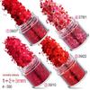 Amazon Explosões Mixed Sequin Laser Gold Glitter Nail Art Joias Drill Nail Polish Cola Glitter Pó