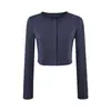 Cárdigan gris de manga larga combinado con una camisola para mujer, conjunto estilo 'puro deseo' de principios de otoño, atuendo de tres piezas con pantalones casuales acampanados de amarre