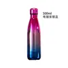 Botella de cola de boca pequeña de acero inoxidable 304 de doble capa Taza americana de bolos con aislamiento al vacío Botella de agua deportiva portátil para ciclismo