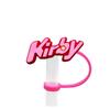 Serie Kirby Dibujo Animado Cubierta para Popote Tapa para Popote Tapón de Polvo de Silicona Decoración Linda para Popote En Stock Listo Venta al por Mayor