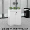 Armário Divisória de Escritório Shenzhen, Gabinete Baixo Simples Moderno com Floreira, Armário de Madeira para Flores e Plantas, Combinação de Armazenamento de Armário para Arquivos e Documentos
