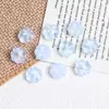 Cuentas de vidrio de trébol de cuatro hojas de colores con acabado horneado, cuentas sueltas de trébol de la suerte, joyería hecha a mano para DIY, cadena para teléfono y accesorios de cuentas