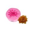 Molde de silicone para fazer flores, rosas e crisântemos, chocolate, sobremesa, doces, cupcakes, molde de gesso para velas