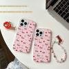 Lindo Perro Salchicha Apple para Funda de Teléfono Apple 16promax iPhone15 Soporte 14 Cadena 13 Dibujos Animados