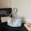 Bolsa Tote Transfronteiriça 2026 Nova de Verão Doce de Grande Capacidade, Bolsa de Ombro Único Cruzada Estilo Preguiçoso com Estampa de Céu Estrelado para Mulheres
