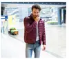 Jaqueta Acolchoada de Algodão Leve para Liquidação Fora de Época Masculina Gola Alta plus size Jovem Ultraleve Slim-fit Curta Jaqueta Masculina