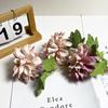 Casamento Real Flor Única 3 Hibisco Flor Falsa Peônia Decoração Para Casa Enfeites
