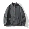 Outono Inverno Retrô Americano Lã Raglan Gola Alta Cardigã Moda Casual Versátil Moletom Jaqueta Esportiva Casual Solta