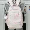 Mochila Rosa Estilo Desenho Animado Estrela para Alunas do Ensino Fundamental, Mochila Escolar de Grande Capacidade e Alto Visual para Alunas do Ensino Médio, Mochila Nova
