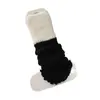 Meias quentes com blocos de cor para outono e inverno para mulheres, com renda e listras verticais, tricotadas e no estilo Lolita JK japonês