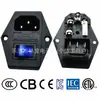 DB-14-01 Interruptor/Fusible Azul 3 en 1 Certificado Estándar US ETL para Equipo de Belleza