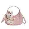 Mini Bolsa Exclusiva para Mulheres 2026 Nova Bolsa Transversal Versátil com Corrente Moda Super Popular Pequena Bolsa de Mão Bolsa Croissant