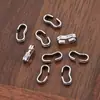 Conector de Anillo Doble Figura de Ocho de Acero Inoxidable Accesorios para Joyería DIY Accesorios Versátiles Materiales Hechos a Mano Moda Pulsera Collar