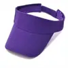 Chapéu com Viseira de Cor Lisa para Adultos, Chapéu de Sol de Verão com Proteção Solar, Boné de Basebol para Grupos de Viagem, Chapéu de Sol