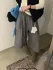 Imagina SAILORMOON Otoño Estilo Coreano Perezoso Suelto Versátil Cintura Alta Acortados Rectos Pantalones Casuales 72069