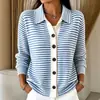Cardigan suéter de estilo europeu e americano para mulheres, outono e inverno, estilo europeu e americano, corte solto e relaxado, top de agasalho macio e confortável