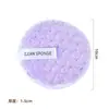 Esponja de Limpeza Facial com Textura de Grade de Abacaxi Redonda, Esponja Removedora de Maquiagem para Pessoas Preguiçosas, Esponja de Limpeza Facial Ultra Macia de Veludo Nuvem com Pelos Curtos, Reutilizável