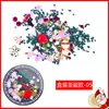 Venta al por mayor transfronteriza Arte para uñas de Navidad Diamante Papá Noel Copo de nieve Elementos de regalo Remaches de aleación Perla Decoraciones Mixtas