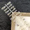 Estilo Mil Oro Diamante Hielo Corazón Brillante Uñas Transparentes Portables 30 Piezas Parche de Arte de Uñas Codificado Producto Terminado de Arte de Uñas Removible