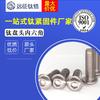 Tornillo de titanio en stock venta directa M2 titanio cabeza plana hexágono interior clavo para máquina M2 * 4-M2*20 7380 tornillo de titanio