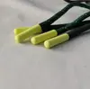 Correa de cuerda elástica sin costuras color de cabeza multi-especificación hebilla de cordón de zapato se puede imprimir logotipo puntera de metal