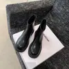 Botas finas de cuero suave para mujer, nuevo estilo 2026, con suela gruesa, que aumentan la altura, con cremallera trasera, botas británicas de moda estilo callejero, botines modernos