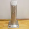 Abrazadera de Vidrio Sin Marco para Escalera de Acero Inoxidable Base de Montaje en Piso sin Agujeros para Poste de Escalera de Piscina Base Fija para Pasamanos de Barandilla