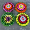 Suministros al por mayor para funerales y sacrificios, Coronas de flores pequeñas para Qingming, Coronas de flores pequeñas con hojas decorativas, Buenas coronas de flores, Flores para ofrendas de Qingming