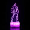 Luz nocturna de Iron Man USB regalo para niños Spiderman led lámpara de mesa pequeña para interior dormitorio mesita de noche luz nocturna adornos