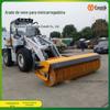 Carregadeira Compacta Removedora de Neve Escova Rotativa Estrada Municipal Máquina Limpadora de Neve Destacável Trator Hidráulico Totalmente Automático