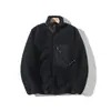 Comercio Exterior Transfronterizo Bata Alternativa Chaqueta de Forro Polar Otoño e Invierno Cuello Alto de Lana de Cordero Chaqueta Cardigan con Cremallera Bloqueo de Color Abrigo Unisex