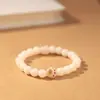 Pulsera de Garra de Carbón para Gato Raíz de Bodhi Femenina Jade Blanco Natural Bodhi Infantil para Jugar con la Mano Pulsera Bodhi