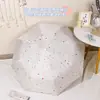 Guarda-chuva Automático Colorido Arco-Íris, Proteção Solar, Proteção UV, Guarda-sol, Estilo Menina, Estilo Ins, Uso Duplo para Sol e Chuva, Guarda-chuva Dobrável