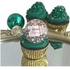 Decoración para Cupcakes de Navidad Estilo Transfronterizo Láser Marcado Suministros para Fiesta Navideña Disco Acrílico