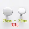 Precio de Fábrica Venta Directa Hebilla para Cortina Correa Hebilla Botón de Fijación Sin Clavos Fácil de Quitar Talla Grande 25 mm 100 Piezas