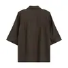 Ropa de Mujer de Comercio Exterior 2026 Estilo Europeo y Americano Moda Bolsillo Correa de Hombro Decoración Camisa Holgada de Manga Corta para Mujer F526058