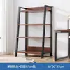 Estantería, estante de almacenamiento, estante de almacenamiento pequeño independiente, estantería de color madera maciza, estante de almacenamiento para oficina, gabinete con estantes escalonados
