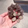 Estilo Coreano Sencillo Flor Pequeña Floral Intestino Lazo para el Cabello Pinza para el Cabello Pinza de Pato Nicho Moda Versátil Lazo para el Cabello Pinza Lateral Accesorios para el Cabello