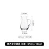 Conjunto de Copos de Vinho para Hip Flask de Vidro Cristalino, Hip Flask Doméstico para Bebidas Alcoólicas com Escala em Mililitros, Pequeno Decantador, Copo de Feira