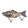 Atacado de fábrica Luya isca dura multi-seção simulação de peixe 10cm/15g plástico sete-seção isca multicolor
