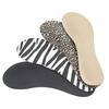 Sapatos de salto alto palmilha de esponja almofada de sete pontos feminina antiderrapante tamanho ajustável absorção de choque transpiração superfície de tecido macio