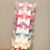 Flequillo Pequeño con Pinza Mariposa Niños Linda Niña Accesorio para el Cabello Niña Accesorio para el Cabello Estilo Hada Colorido Pinza Lateral para Niñas