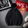Sudadera Cardigan para Hombre con Capucha, Cremallera, Talla Extra Grande, Forro Polar, Engrosada, Corte Holgado, Chaqueta Deportiva Casual, Nuevo Estilo de Invierno