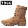 Botas de Combate Marrones para Exterior Transfronterizas, Botas de Entrenamiento Militar, Botas Tácticas Negras para Hombre, Botas del Desierto, Botas de Cuero, Botas de Senderismo, Botas de Entrenamiento